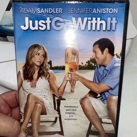 Just Go With It DVD NEW Sealed Adam Sandler Jennifer Aniston Romantic Comedy - Picture 3 of 3